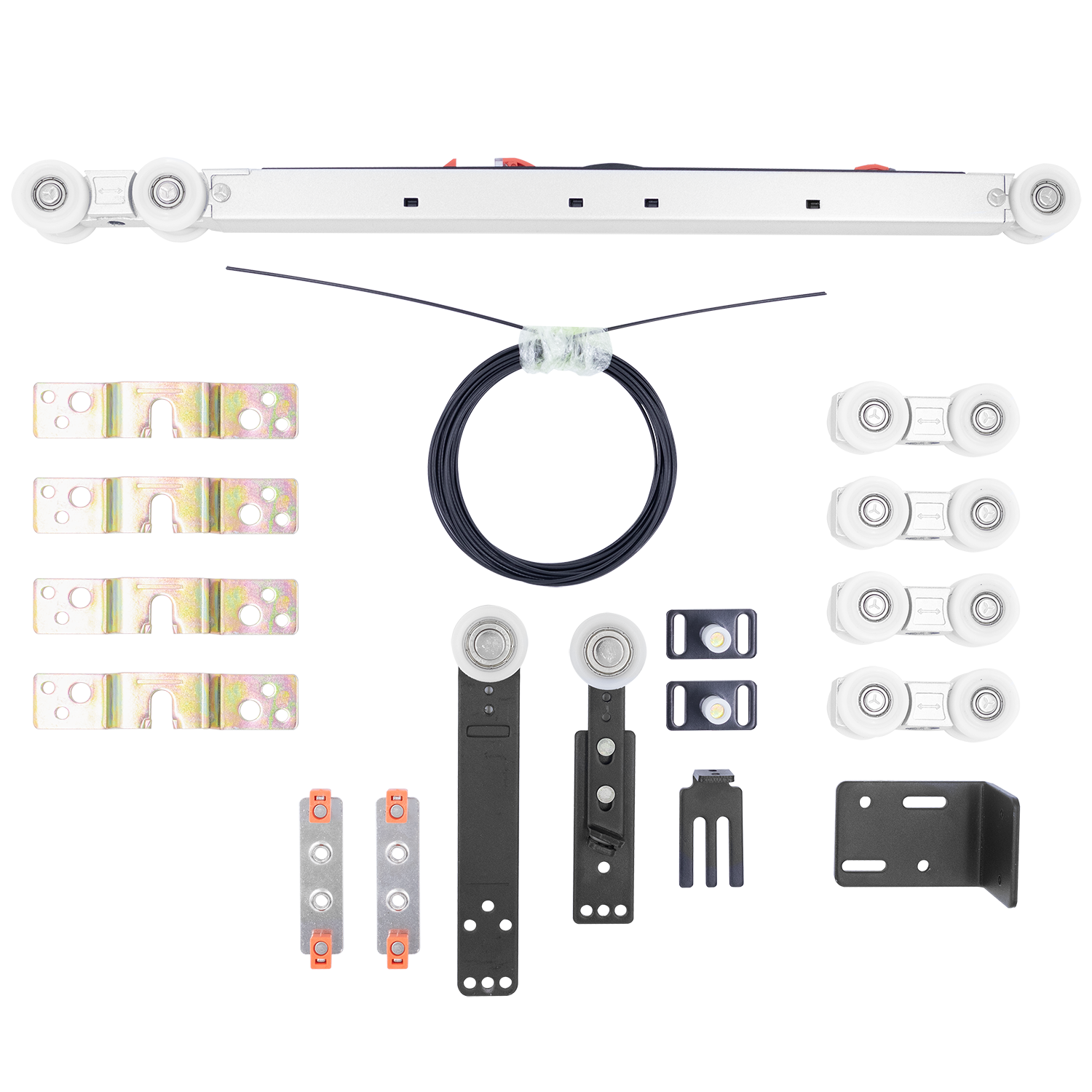 SET-TS 2+1, комплект системы TS для раздвижных дверей на 3 полотна (2 подвижных и 1 стационарное) фото купить Уральск