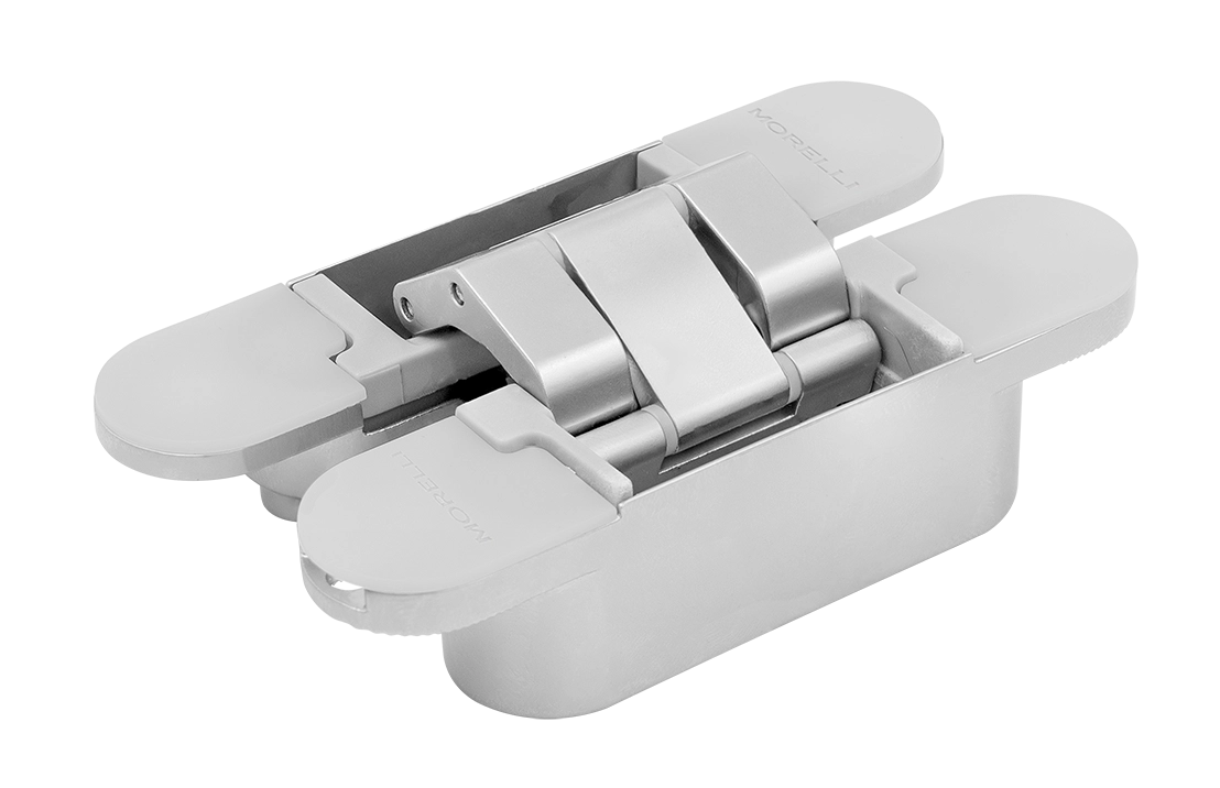 Петля скрытая HH-28 SC врезная с 3D-регулировкой вес полотна до 40 кг, цвет матовый хром фото купить Уральск