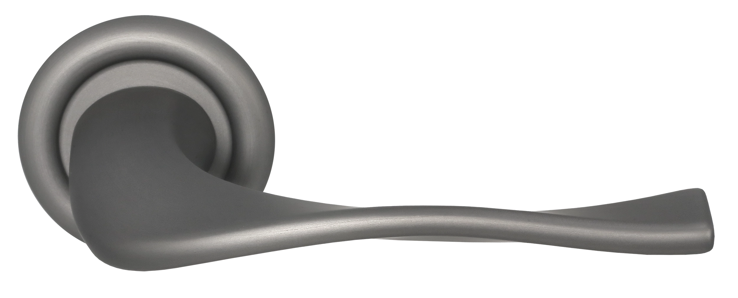 Ручка дверная SKYSCRAPER R7 WF на круглой розетке, цвет Зимняя стужа/Winter Frost фото купить Уральск