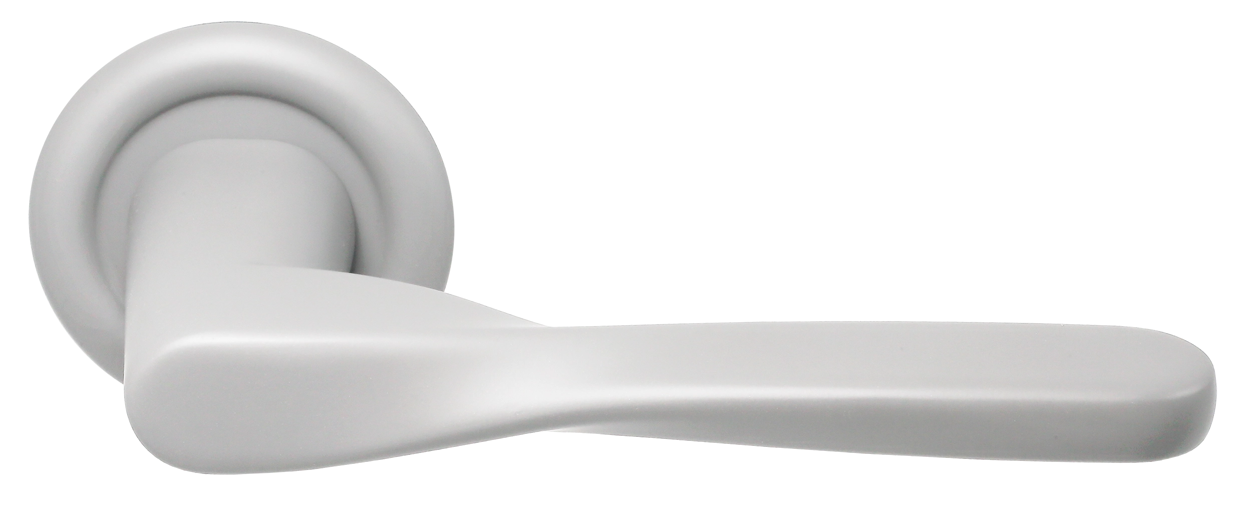 Ручка дверная THE OLYMPICS R7 SSW на круглой розетке, цвет Стокгольмский снегопад/Stockholm Snowfall фото купить Уральск