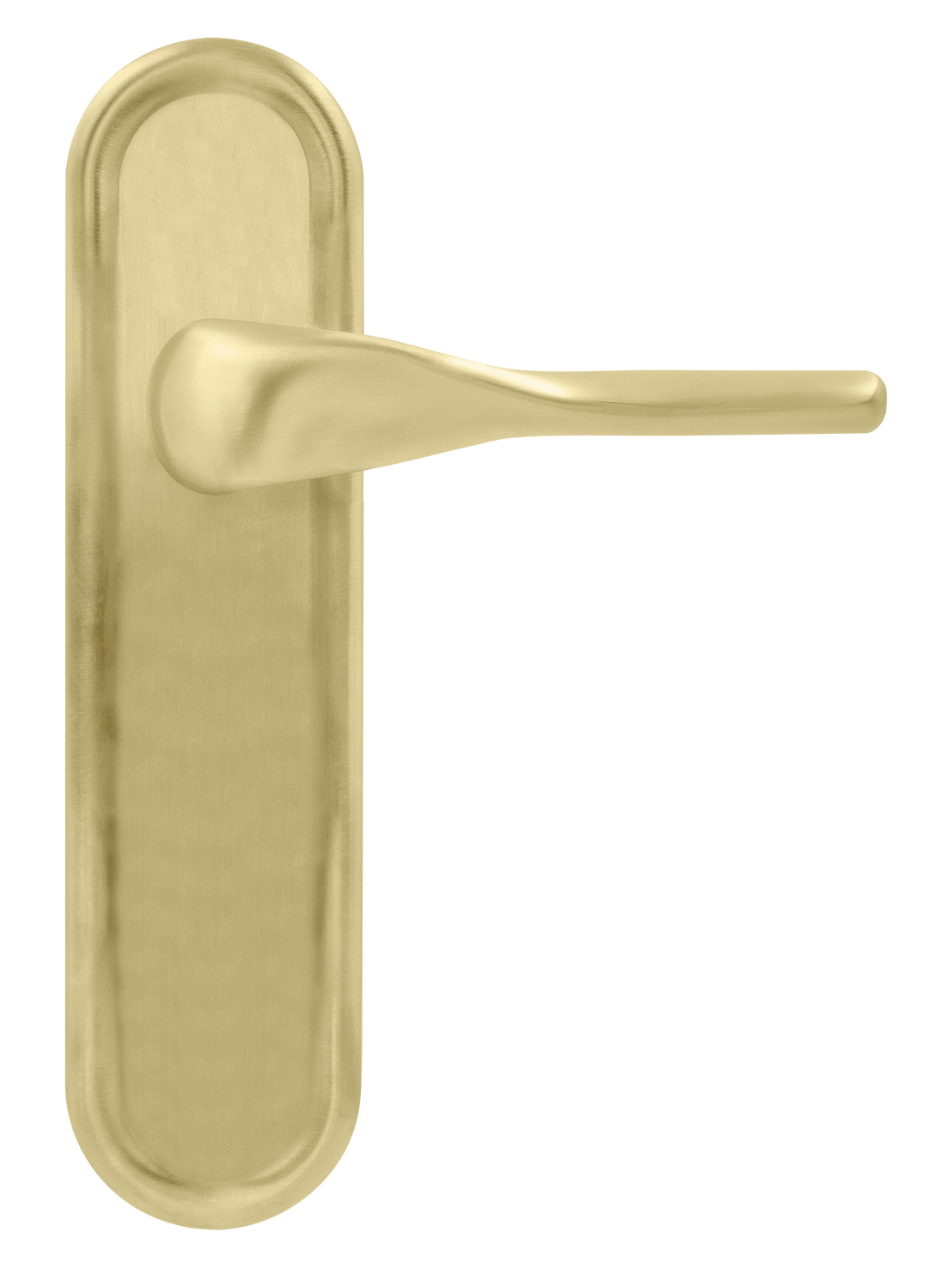 Ручка дверная LVB PLR AH на планке, цвет Осенний мёд/Autumn Honey фото купить в Уральске