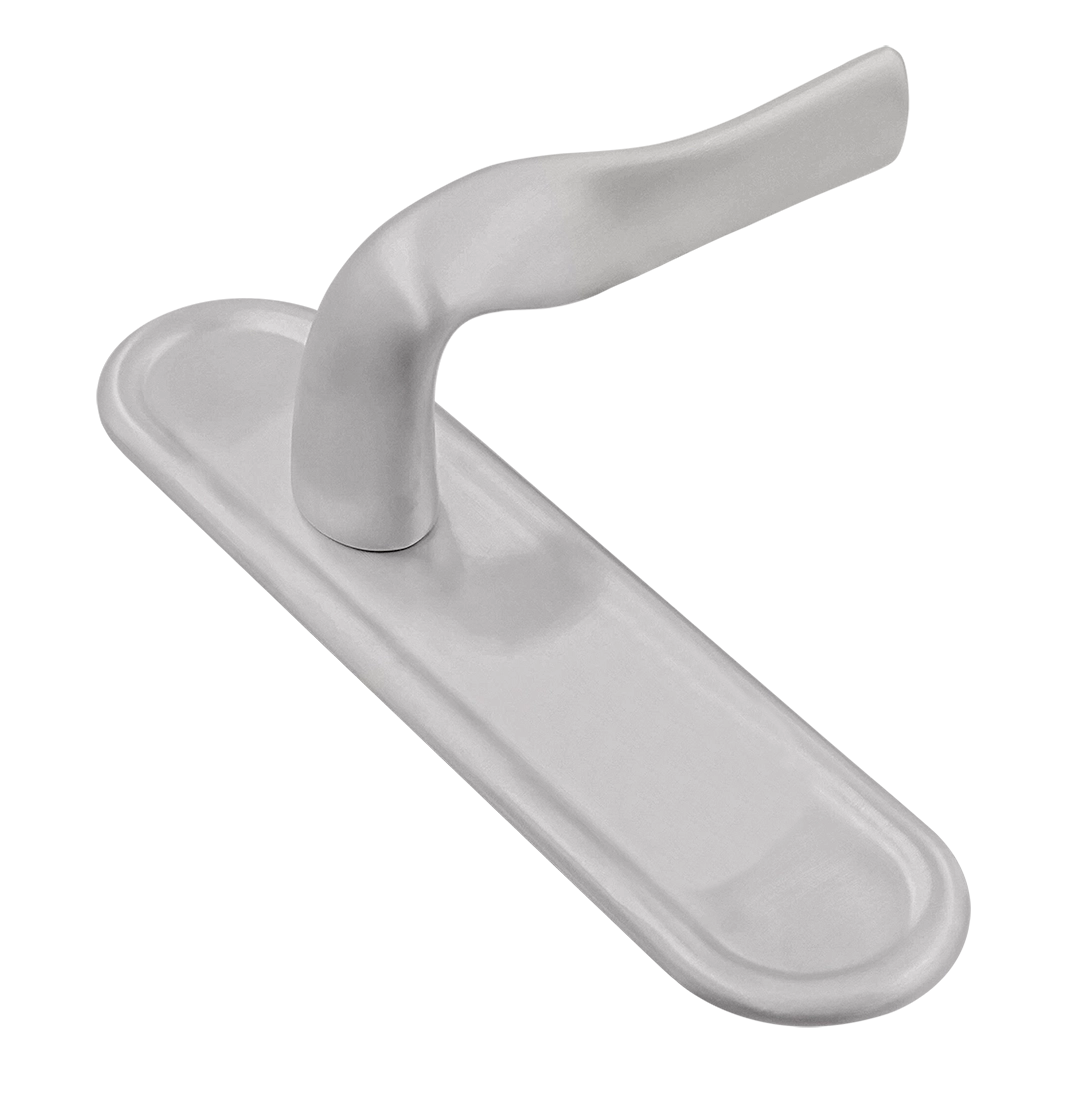 Ручка дверная LVB PLR SSW на планке, цвет Стокгольмский снегопад/Stockholm Snowfall фото купить Уральск