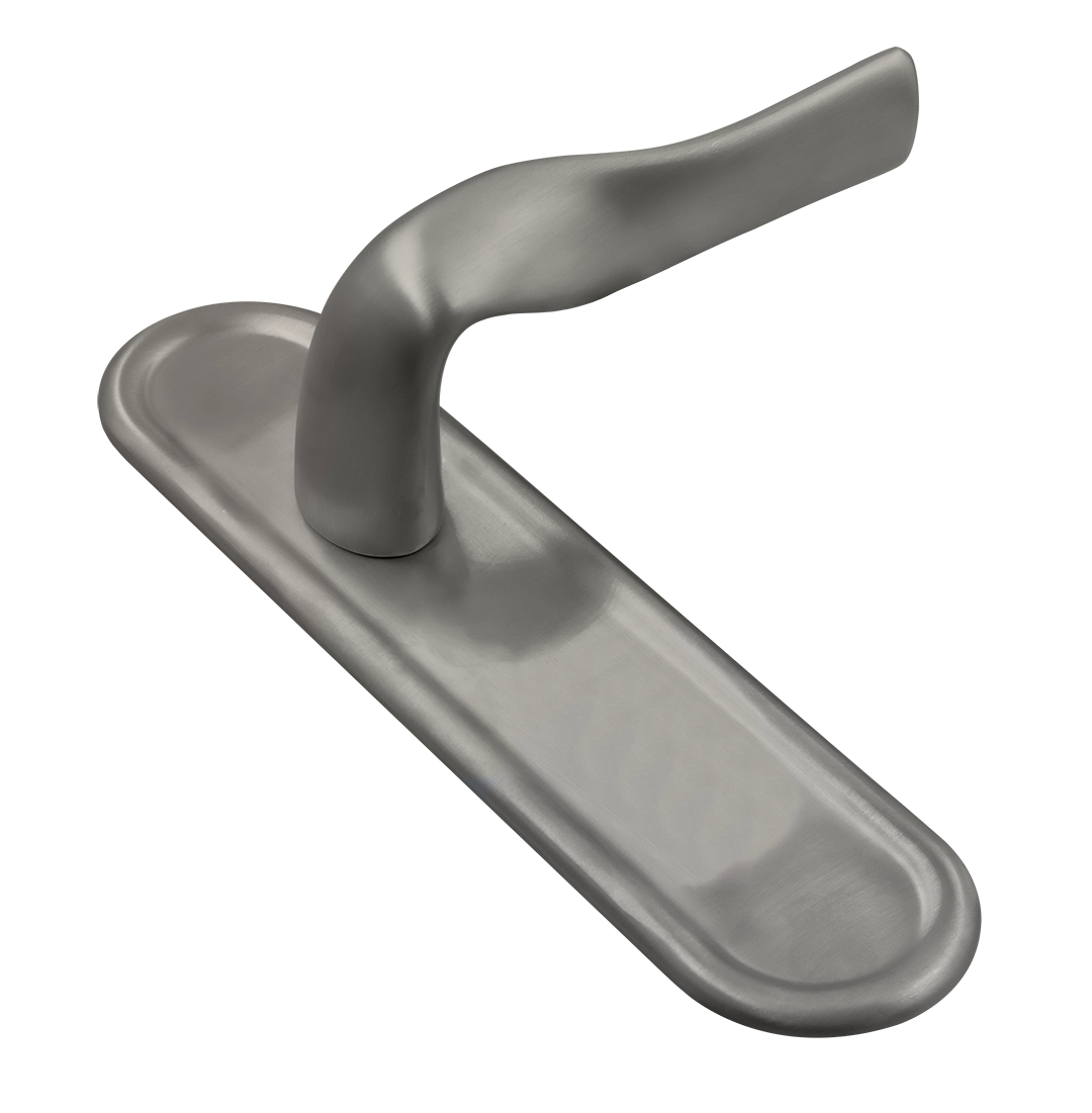 Ручка дверная LVB PLR WF на планке, цвет Зимняя стужа/Winter Frost фото купить Уральск