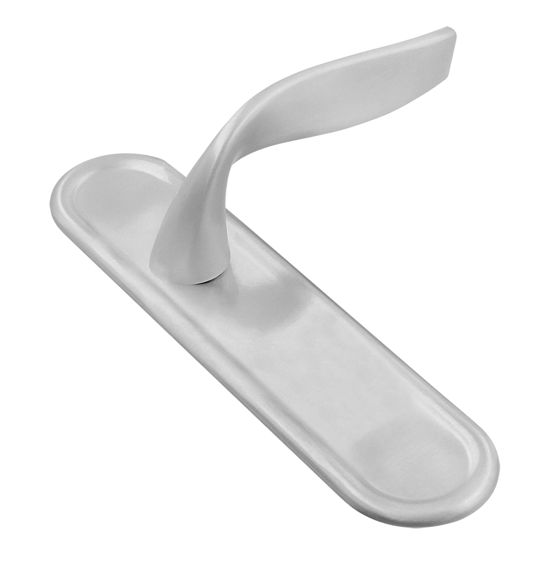 Ручка дверная SKYSCRAPER PLR SSW на планке, цвет Стокгольмский снегопад/Stockholm Snowfall фото купить Уральск