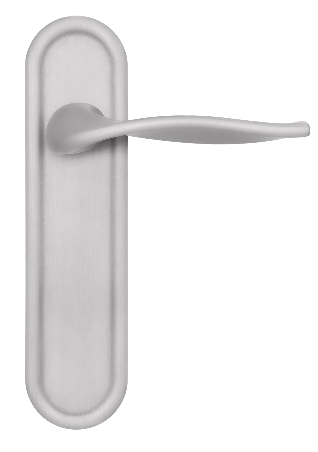 Ручка дверная SKYSCRAPER PLR SSW на планке, цвет Стокгольмский снегопад/Stockholm Snowfall фото купить в Уральске