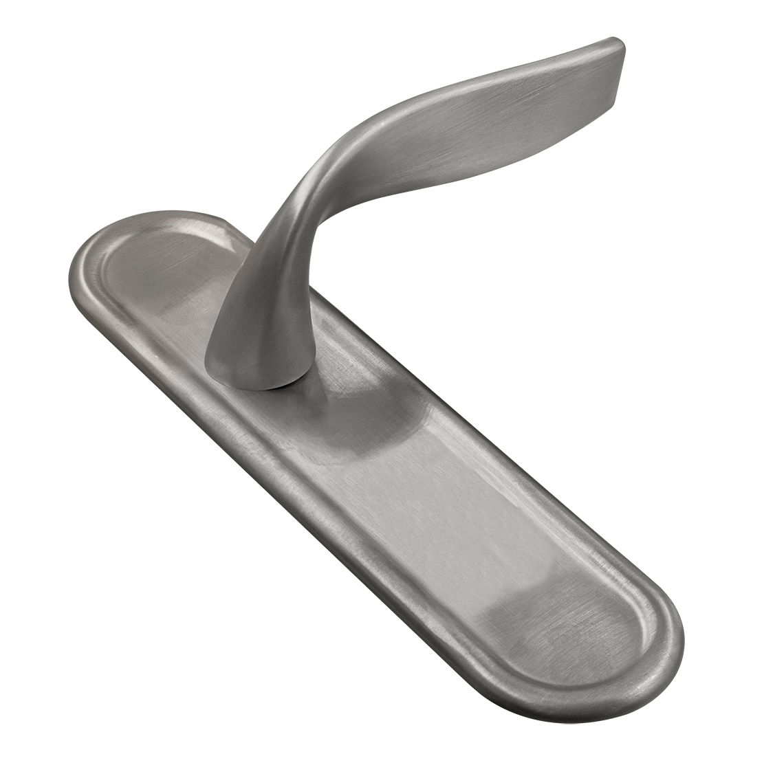 Ручка дверная SKYSCRAPER PLR WF на планке, цвет Зимняя стужа/Winter Frost фото купить Уральск