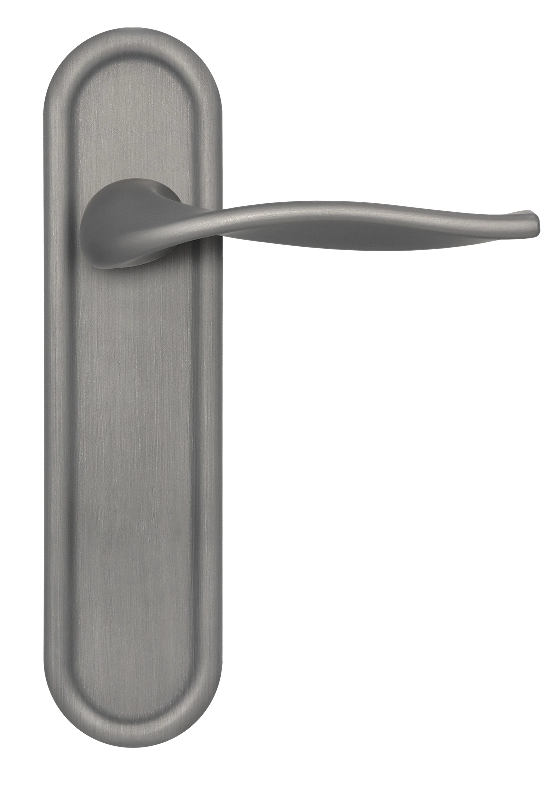 Ручка дверная SKYSCRAPER PLR WF на планке, цвет Зимняя стужа/Winter Frost фото купить в Уральске