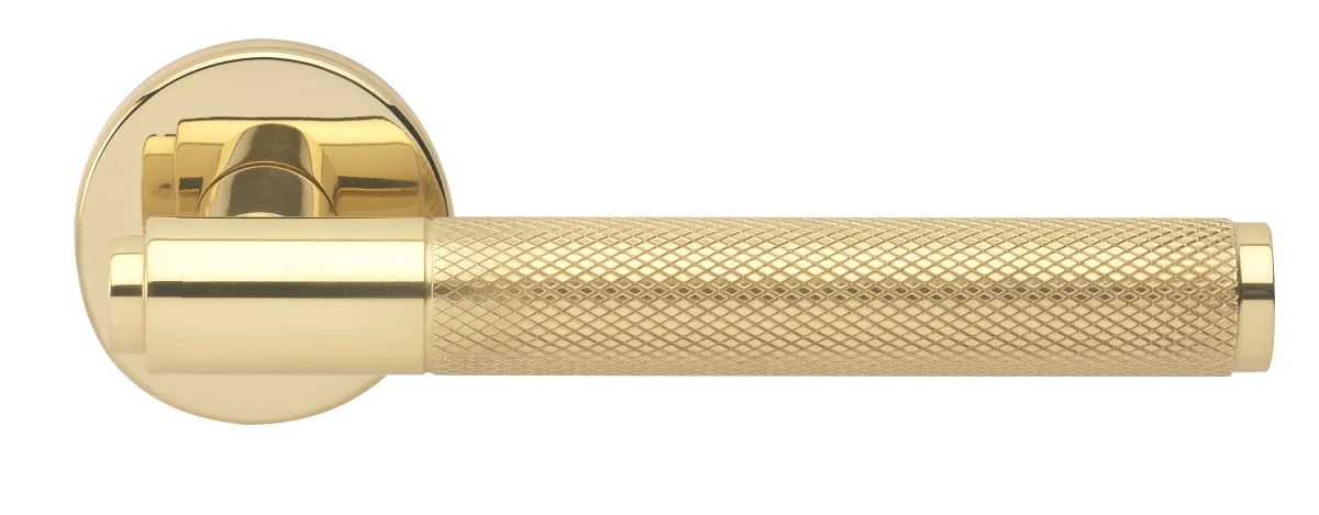 BRIDGE R6 OTL, ручка дверная с усиленной розеткой, цвет -  золото фото купить Уральск