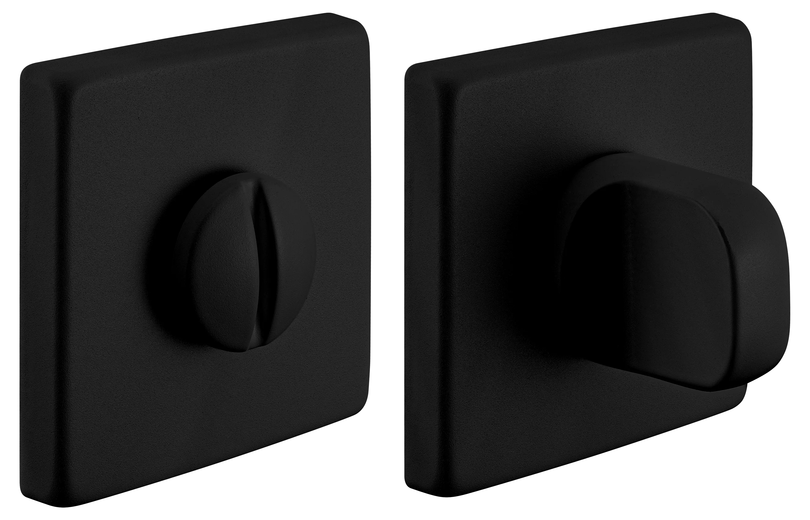 LUX-WC-S5 NERO, завертка дверная, цвет - черный фото купить Уральск