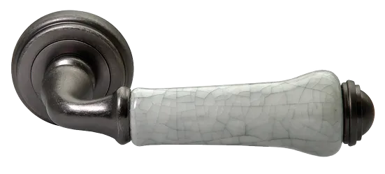 UMBERTO, ручка дверная MH-41-CLASSIC OMS/GR, цвет - старое мат.серебро/серый фото купить Уральск