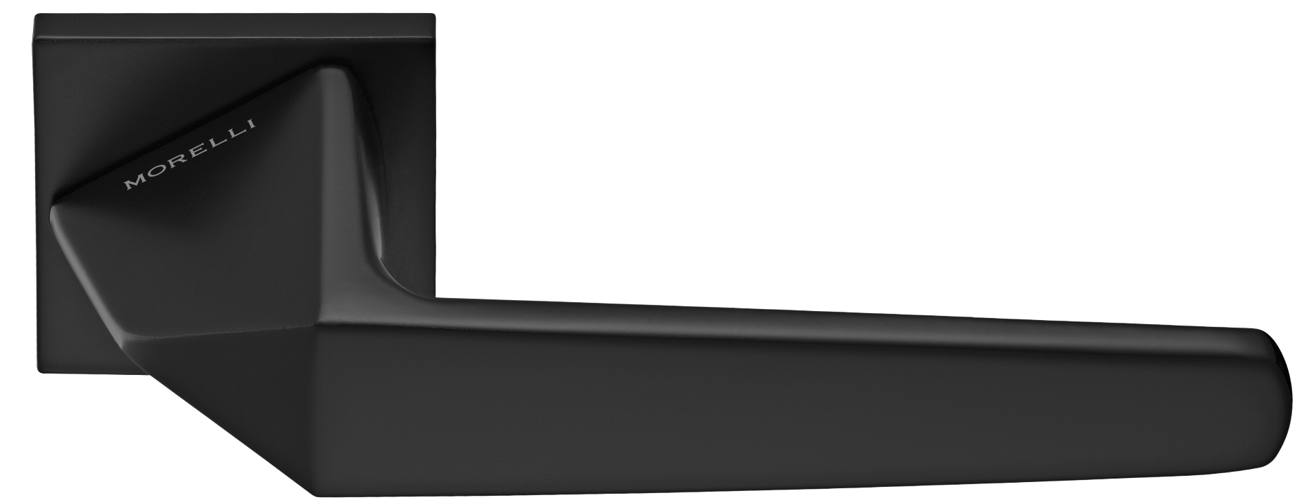 SOUK ручка дверная на квадратной розетке 6 мм, MH-55-S6 BL, цвет - черный фото купить Уральск