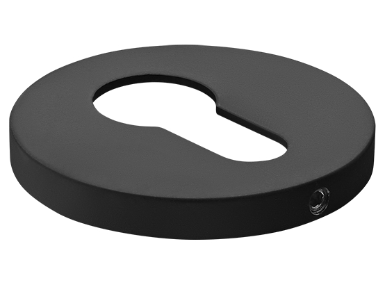 Накладка на ключевой цилиндр, на круглой розетке 6 мм, MH-KH-R6 BL, цвет - чёрный фото купить Уральск