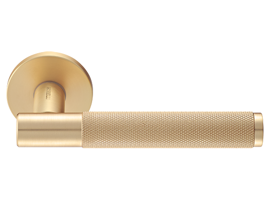Ручка дверная "AZRIELI" на круглой розетке 6 мм, MH-57-R6T MSG, цвет - мат. сатинированное золото фото купить Уральск