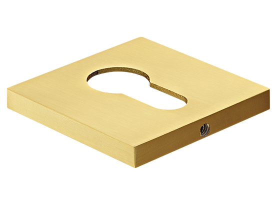 Накладка на ключевой цилиндр, на квадратной розетке 6 мм, MH-KH-S6 MSG, цвет - мат. сатинированное золото фото купить Уральск