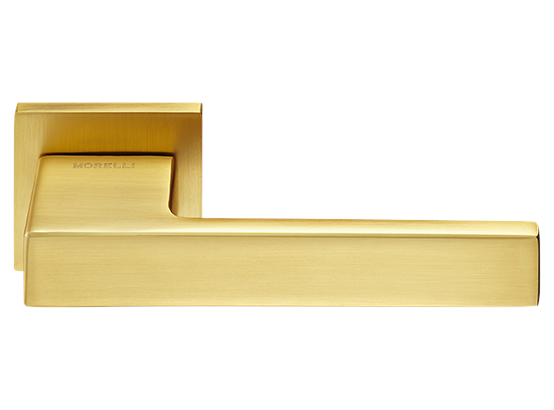 LOT ручка дверная на квадратной розетке 6 мм MH-56-S6 MSG, цвет - мат.сатинированное золото фото купить Уральск